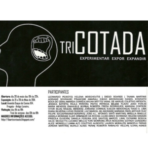 Folder de divulgação da Tricotada realizada em Pelotas/RS. 2011.