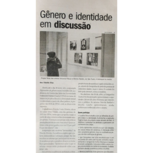 notícia do jornal sobre a exposição