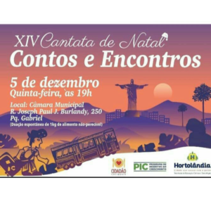 cartaz de divulgação da XIV Cantata de Natal